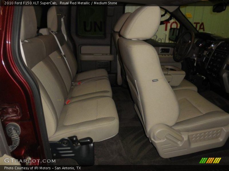 Royal Red Metallic / Medium Stone 2010 Ford F150 XLT SuperCab
