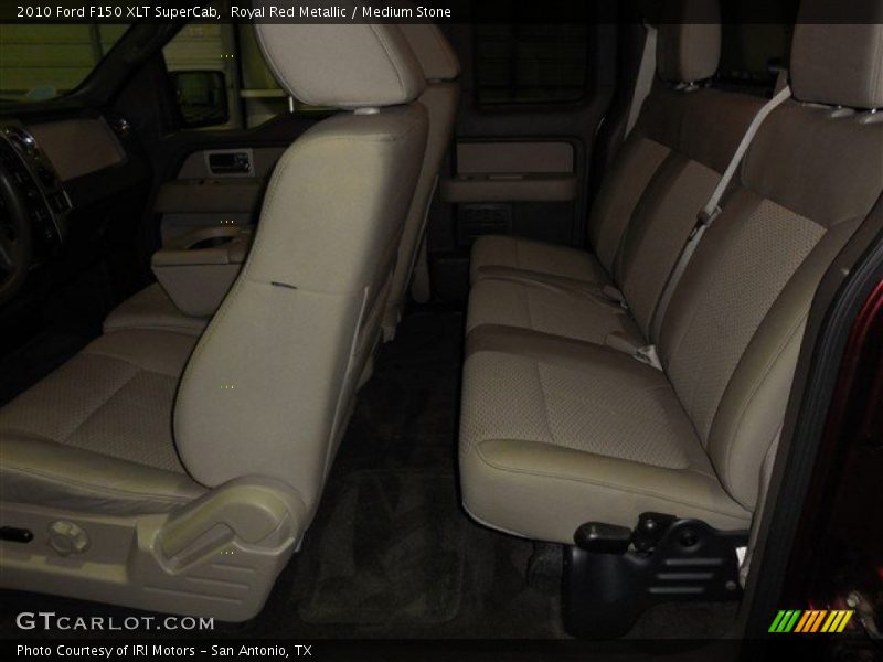 Royal Red Metallic / Medium Stone 2010 Ford F150 XLT SuperCab