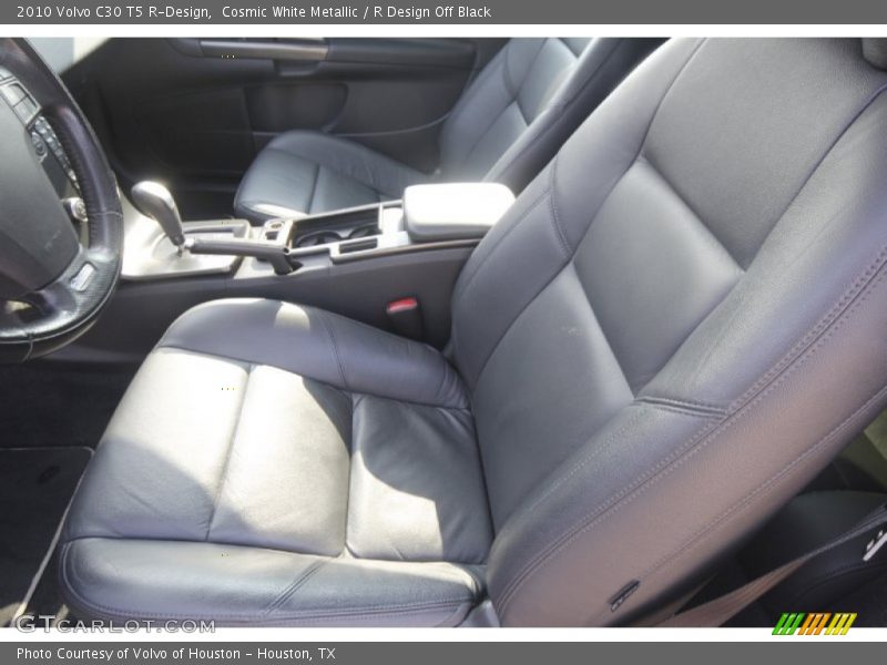 Cosmic White Metallic / R Design Off Black 2010 Volvo C30 T5 R-Design