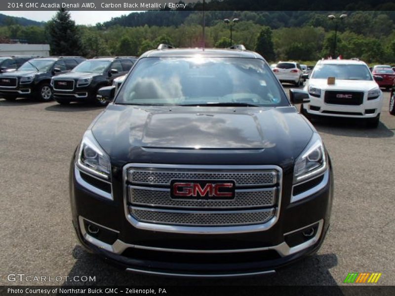 Carbon Black Metallic / Ebony 2014 GMC Acadia Denali AWD