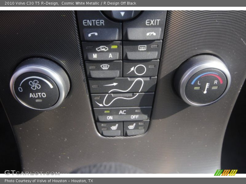 Cosmic White Metallic / R Design Off Black 2010 Volvo C30 T5 R-Design