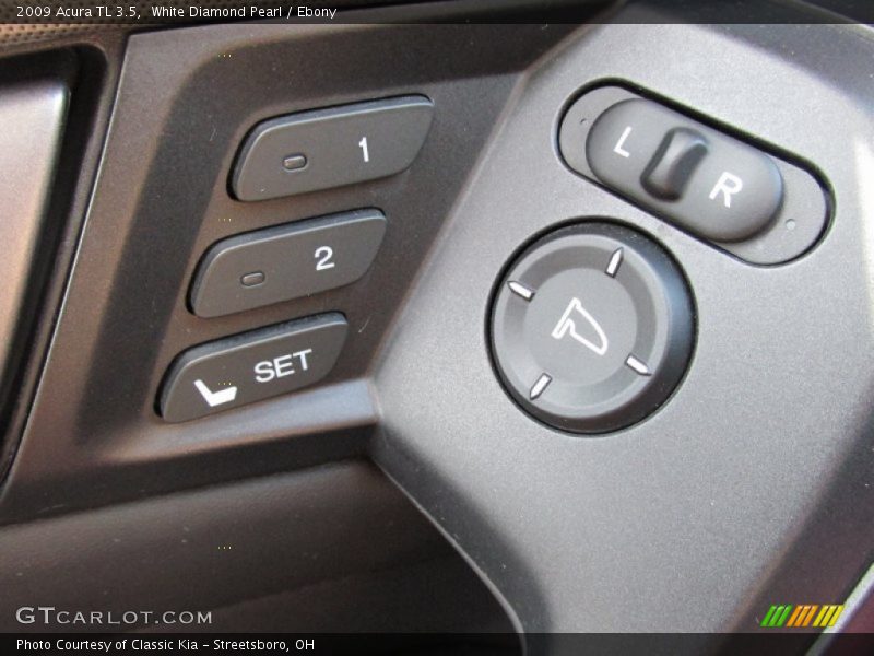 White Diamond Pearl / Ebony 2009 Acura TL 3.5
