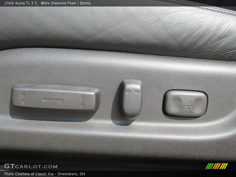 White Diamond Pearl / Ebony 2009 Acura TL 3.5
