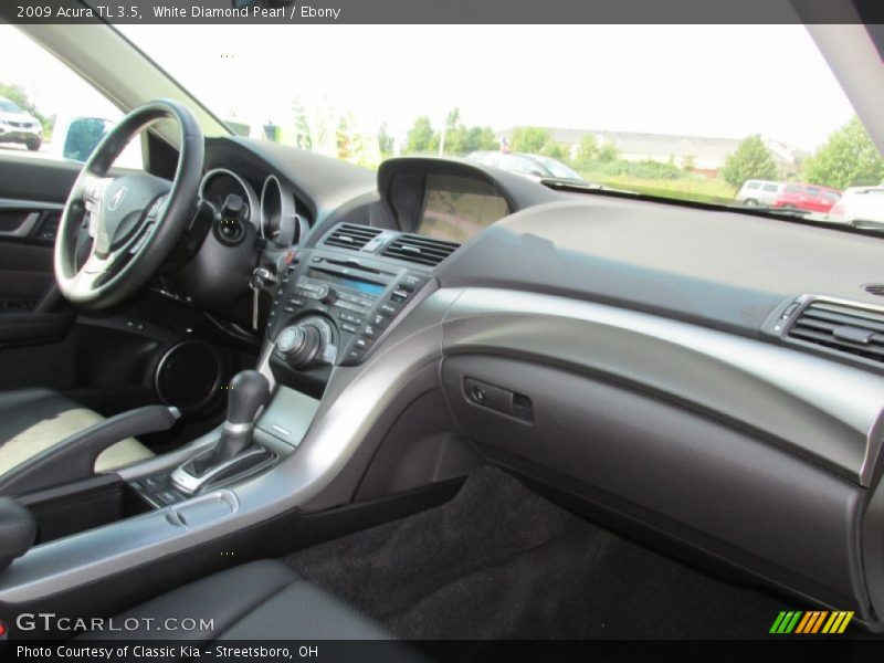 White Diamond Pearl / Ebony 2009 Acura TL 3.5
