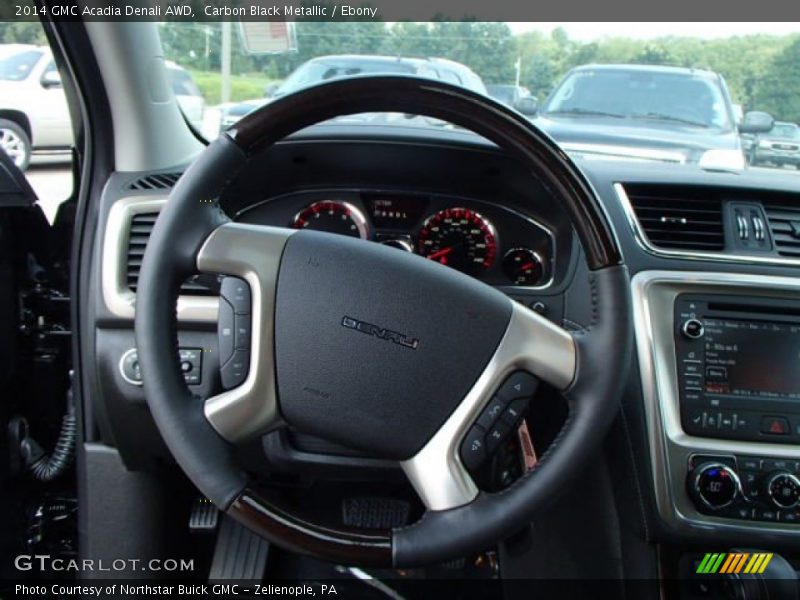 Carbon Black Metallic / Ebony 2014 GMC Acadia Denali AWD