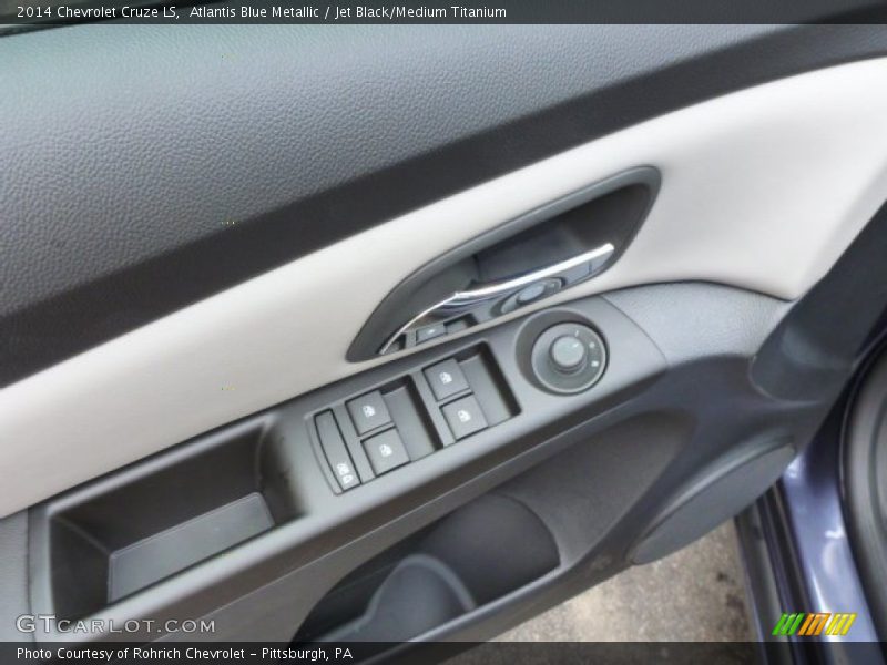 Atlantis Blue Metallic / Jet Black/Medium Titanium 2014 Chevrolet Cruze LS