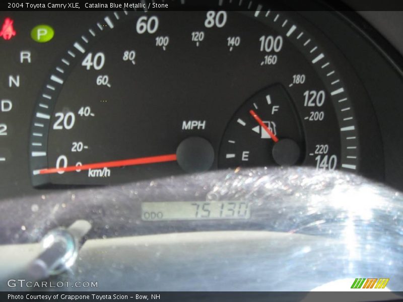 Catalina Blue Metallic / Stone 2004 Toyota Camry XLE