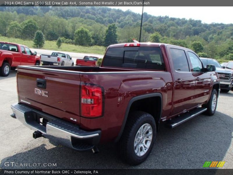 Sonoma Red Metallic / Jet Black/Dark Ash 2014 GMC Sierra 1500 SLE Crew Cab 4x4