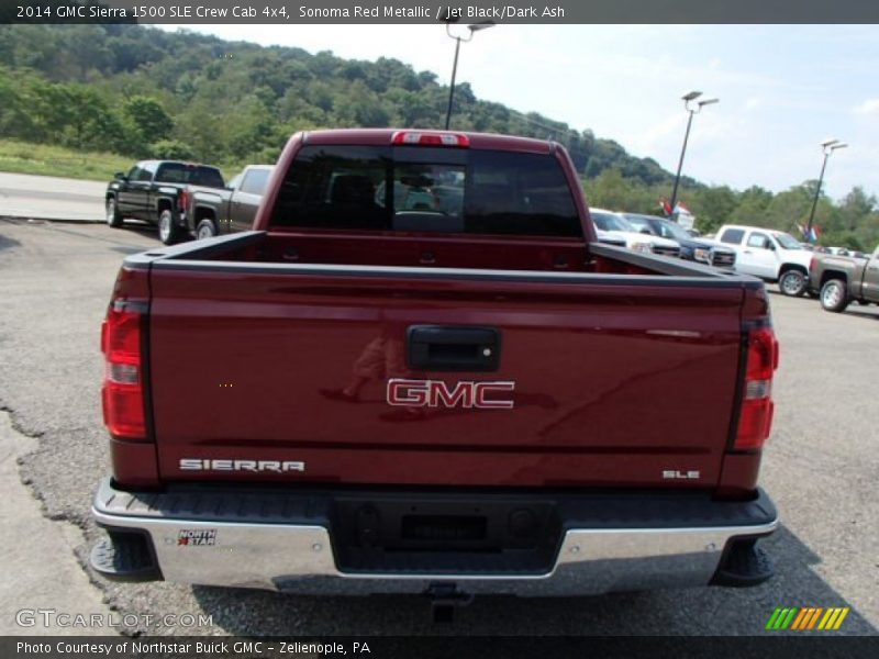 Sonoma Red Metallic / Jet Black/Dark Ash 2014 GMC Sierra 1500 SLE Crew Cab 4x4