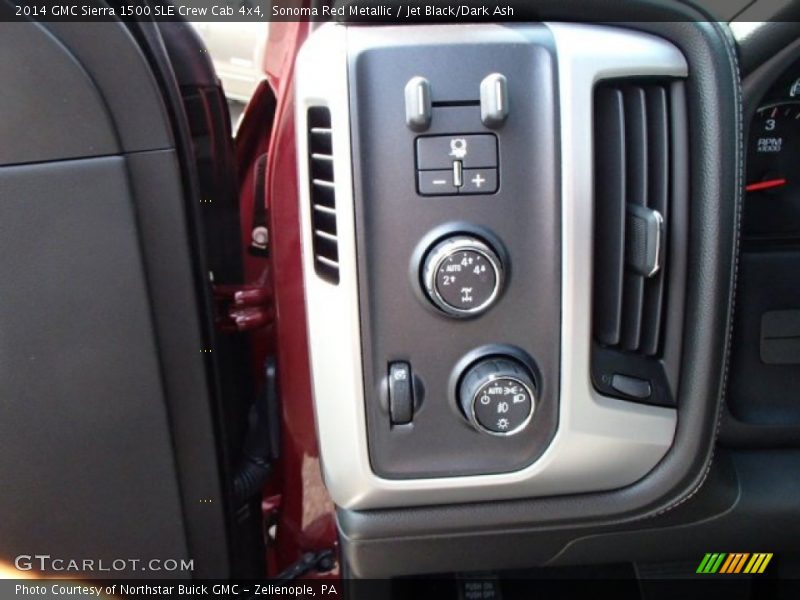 Sonoma Red Metallic / Jet Black/Dark Ash 2014 GMC Sierra 1500 SLE Crew Cab 4x4