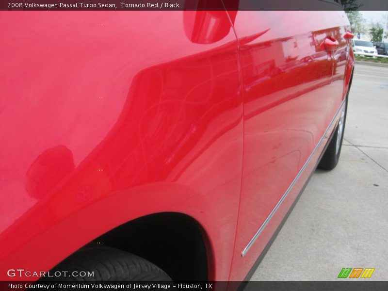 Tornado Red / Black 2008 Volkswagen Passat Turbo Sedan