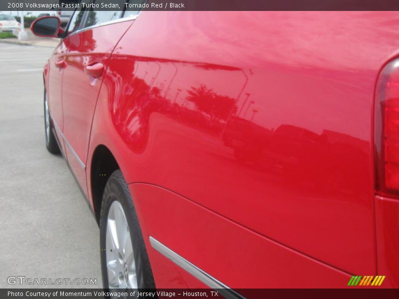 Tornado Red / Black 2008 Volkswagen Passat Turbo Sedan