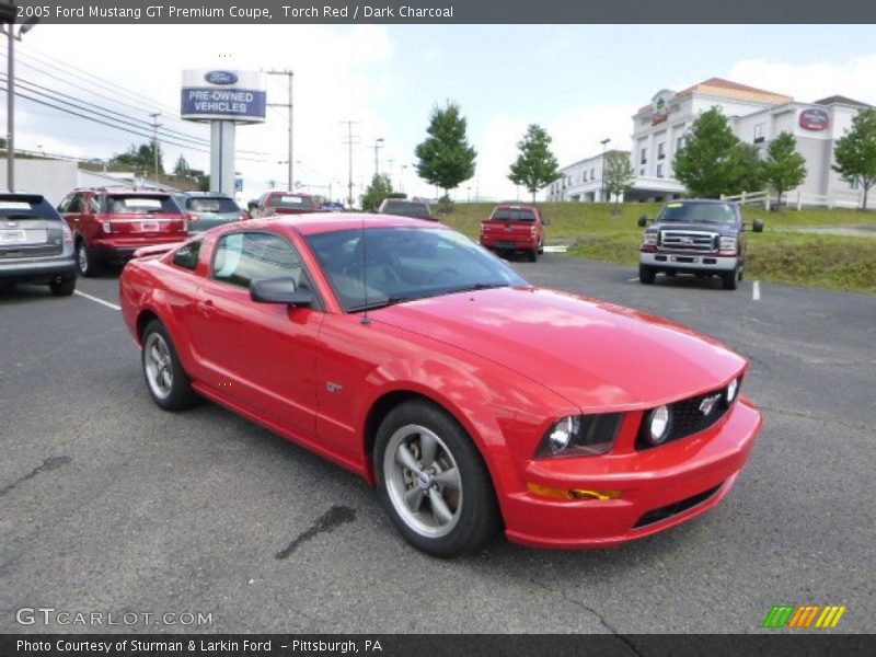 Torch Red / Dark Charcoal 2005 Ford Mustang GT Premium Coupe