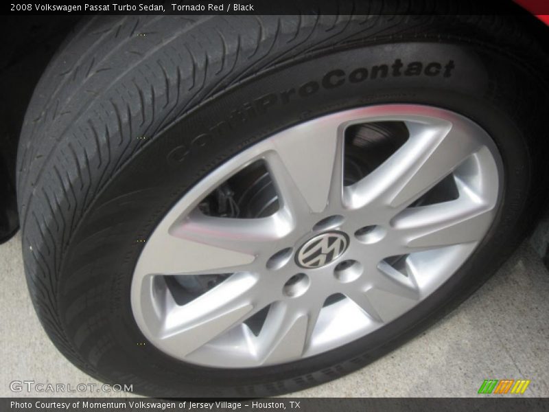 Tornado Red / Black 2008 Volkswagen Passat Turbo Sedan