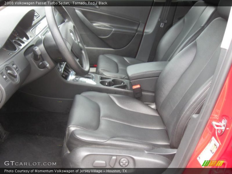Tornado Red / Black 2008 Volkswagen Passat Turbo Sedan