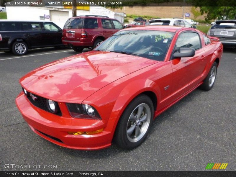 Torch Red / Dark Charcoal 2005 Ford Mustang GT Premium Coupe