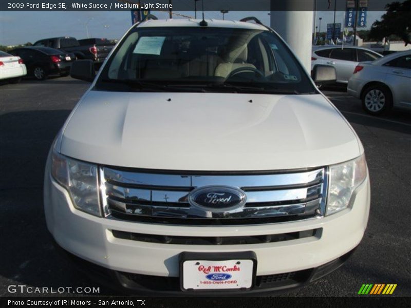 White Suede / Medium Light Stone 2009 Ford Edge SE