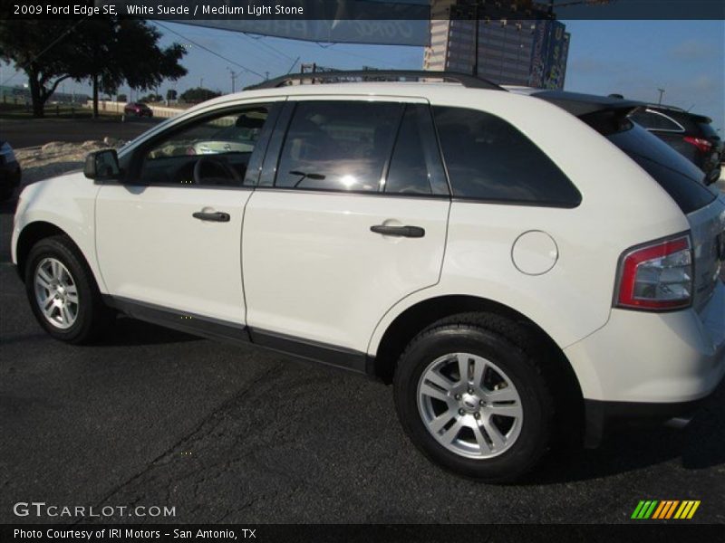 White Suede / Medium Light Stone 2009 Ford Edge SE
