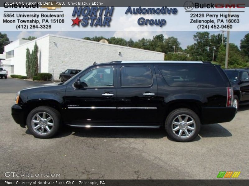 Onyx Black / Ebony 2014 GMC Yukon XL Denali AWD