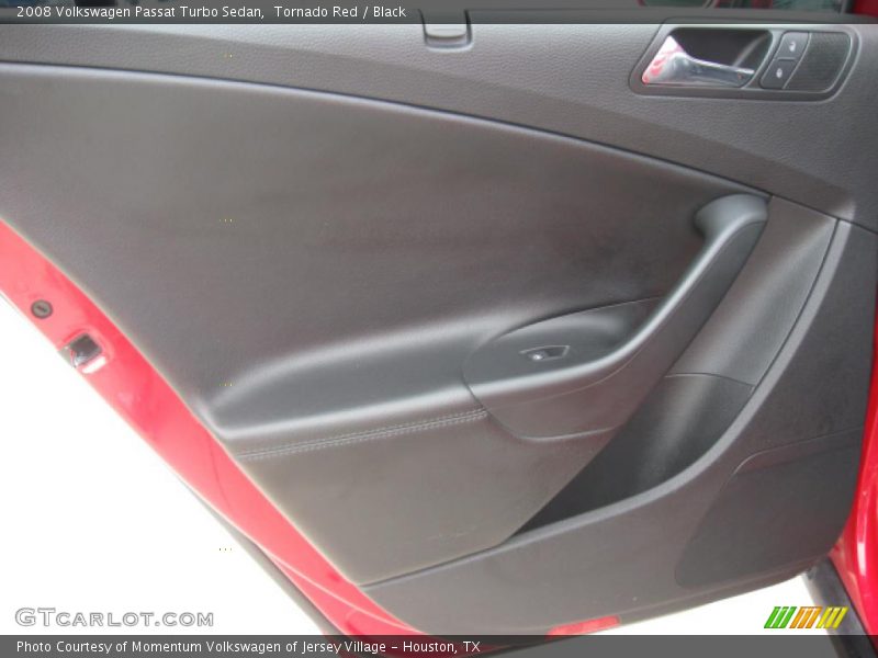 Tornado Red / Black 2008 Volkswagen Passat Turbo Sedan