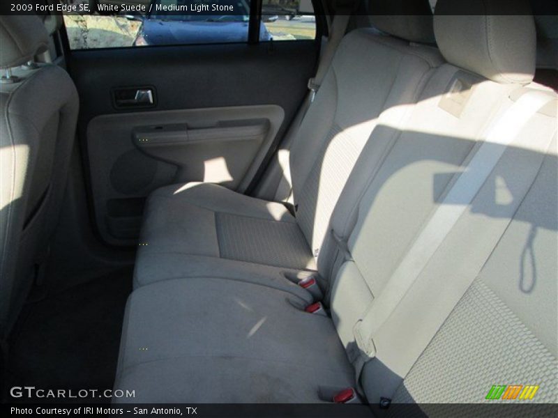 White Suede / Medium Light Stone 2009 Ford Edge SE