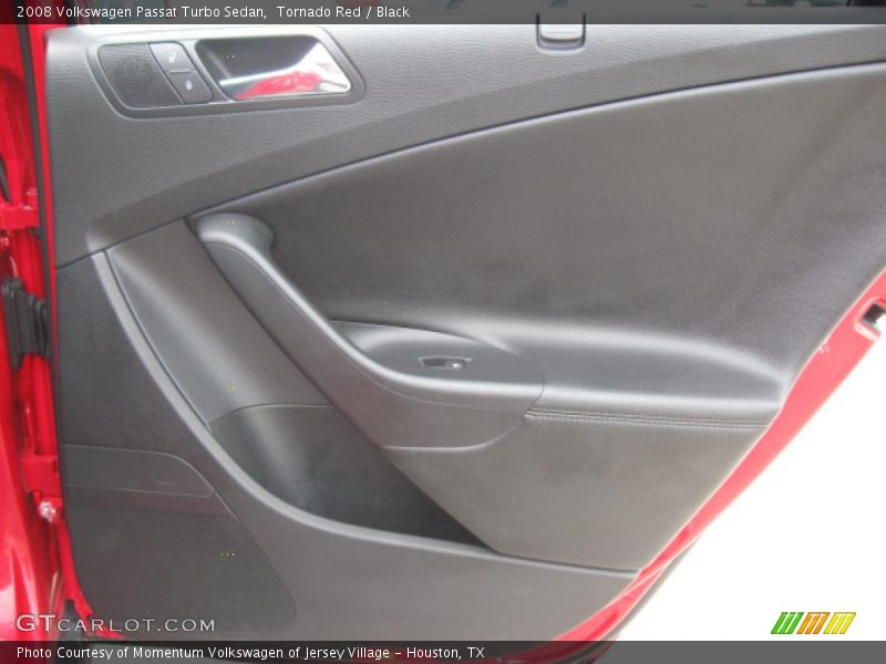 Tornado Red / Black 2008 Volkswagen Passat Turbo Sedan