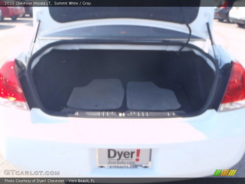 Summit White / Gray 2010 Chevrolet Impala LT