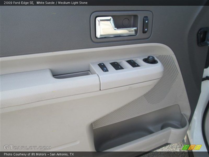 White Suede / Medium Light Stone 2009 Ford Edge SE