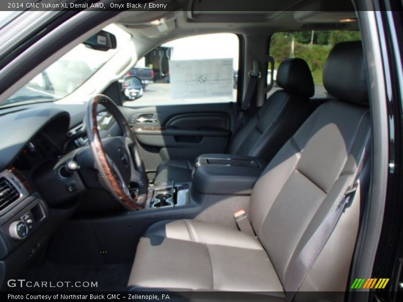 Front Seat of 2014 Yukon XL Denali AWD