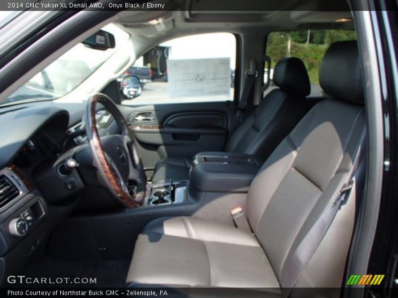 Front Seat of 2014 Yukon XL Denali AWD