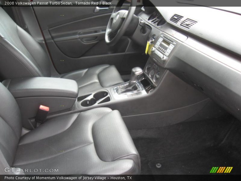 Tornado Red / Black 2008 Volkswagen Passat Turbo Sedan