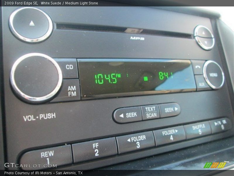 White Suede / Medium Light Stone 2009 Ford Edge SE
