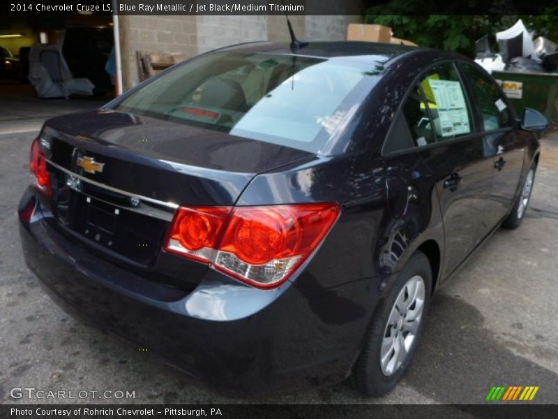 Blue Ray Metallic / Jet Black/Medium Titanium 2014 Chevrolet Cruze LS