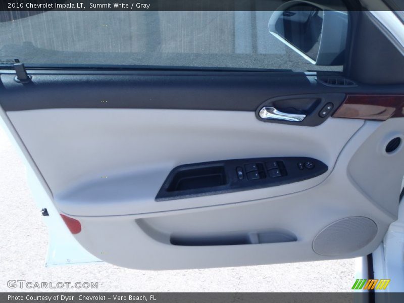 Summit White / Gray 2010 Chevrolet Impala LT