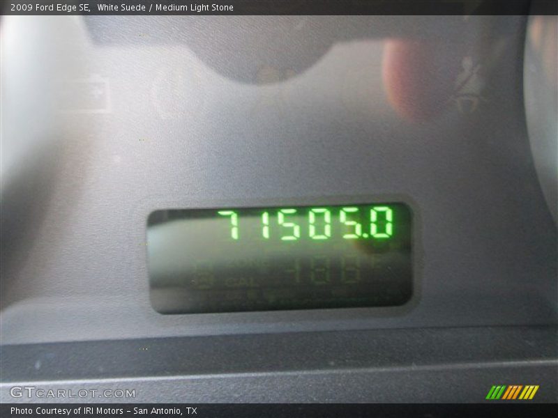 White Suede / Medium Light Stone 2009 Ford Edge SE