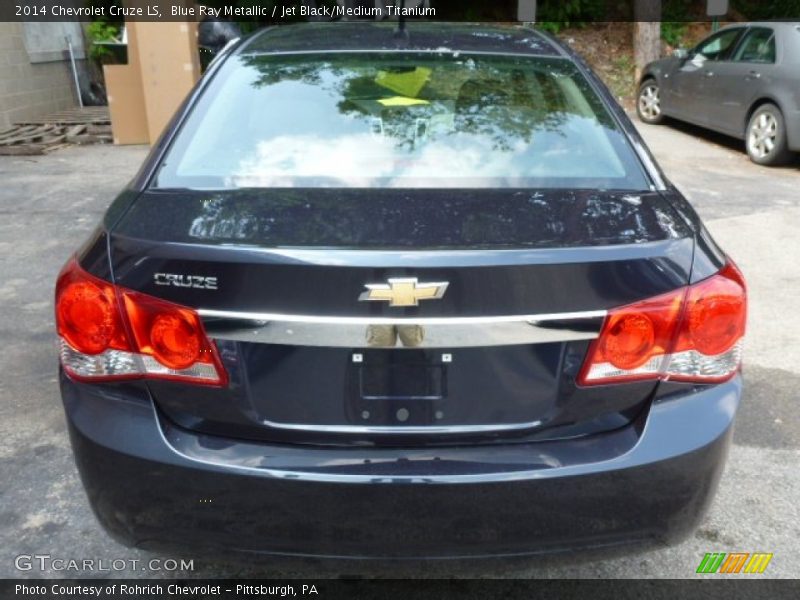 Blue Ray Metallic / Jet Black/Medium Titanium 2014 Chevrolet Cruze LS