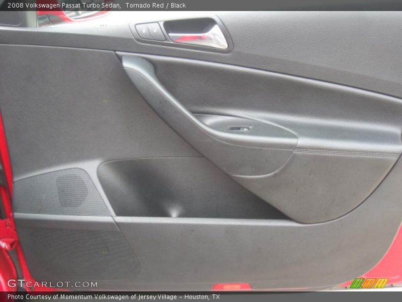 Tornado Red / Black 2008 Volkswagen Passat Turbo Sedan