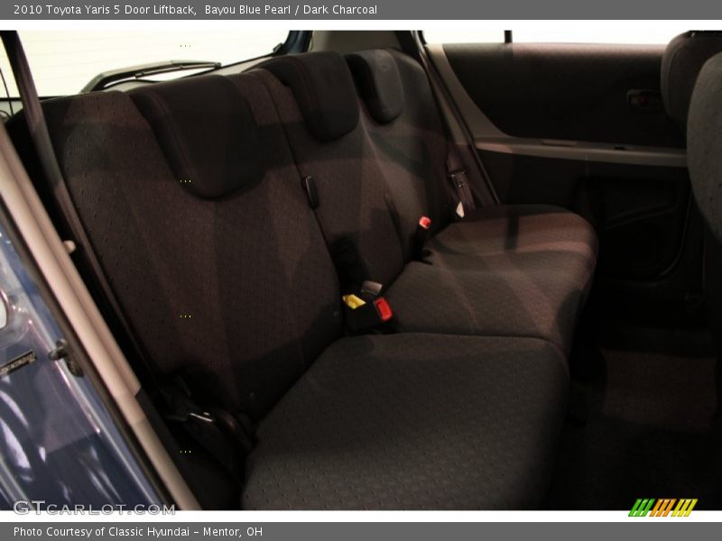 Bayou Blue Pearl / Dark Charcoal 2010 Toyota Yaris 5 Door Liftback