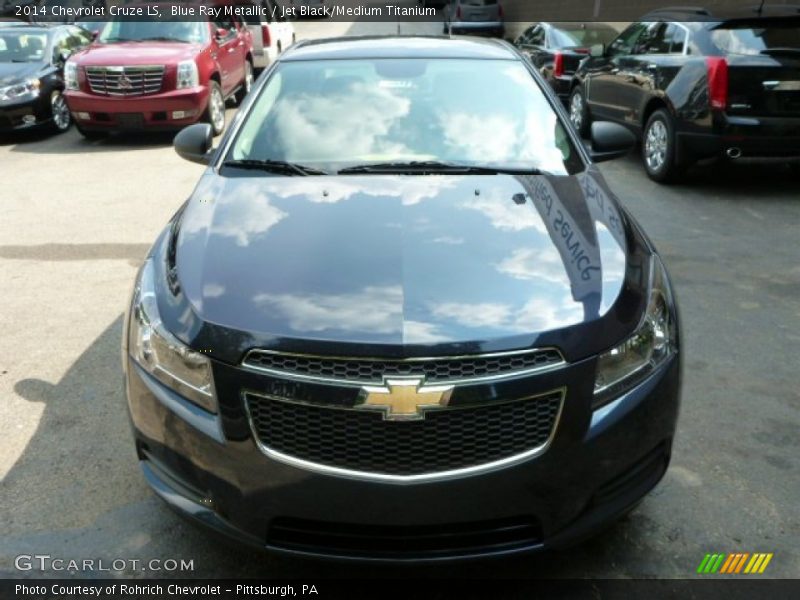 Blue Ray Metallic / Jet Black/Medium Titanium 2014 Chevrolet Cruze LS