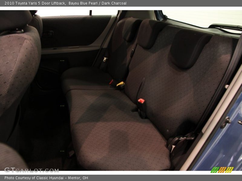 Bayou Blue Pearl / Dark Charcoal 2010 Toyota Yaris 5 Door Liftback