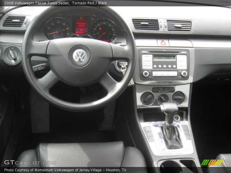 Tornado Red / Black 2008 Volkswagen Passat Turbo Sedan