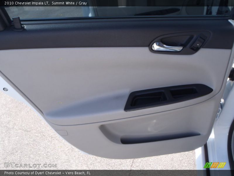 Summit White / Gray 2010 Chevrolet Impala LT