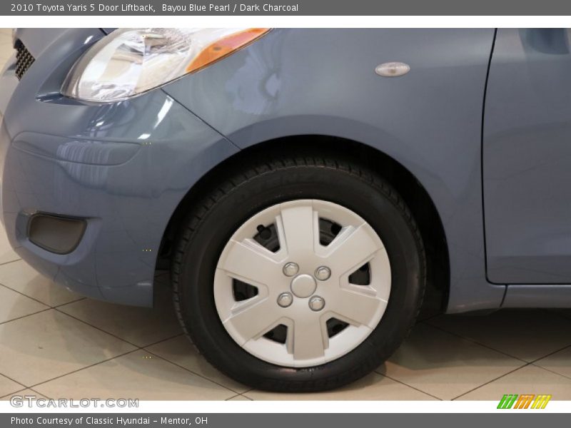Bayou Blue Pearl / Dark Charcoal 2010 Toyota Yaris 5 Door Liftback