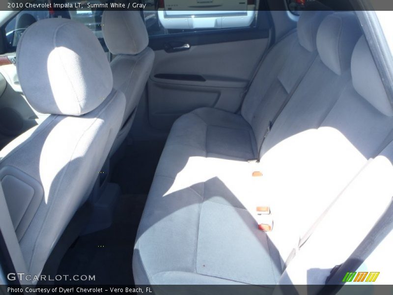 Summit White / Gray 2010 Chevrolet Impala LT