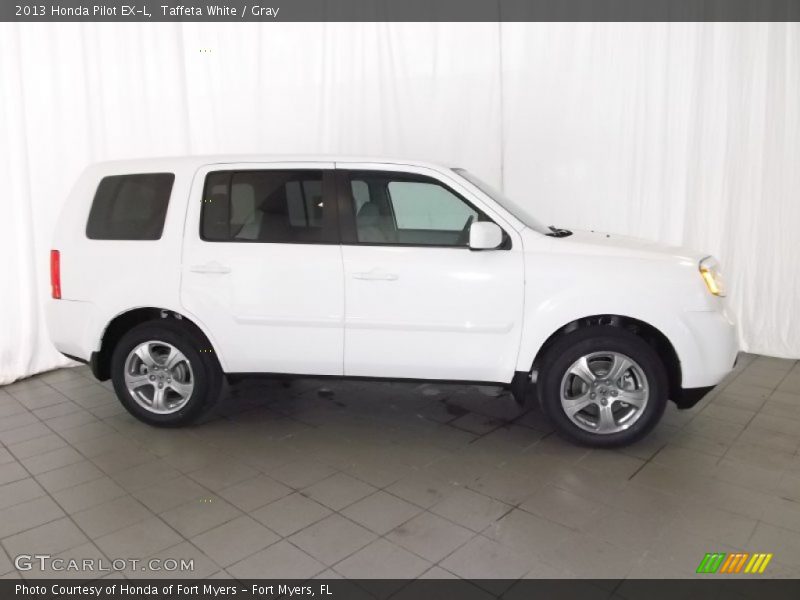 Taffeta White / Gray 2013 Honda Pilot EX-L