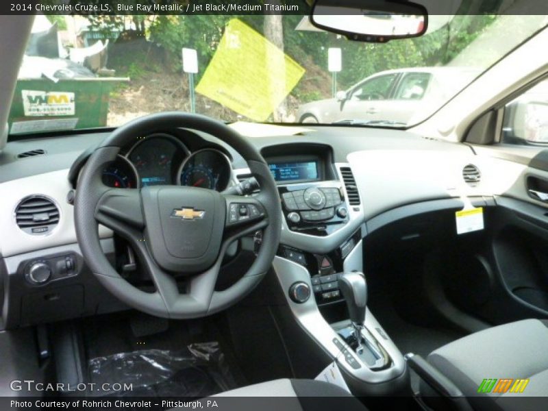 Blue Ray Metallic / Jet Black/Medium Titanium 2014 Chevrolet Cruze LS