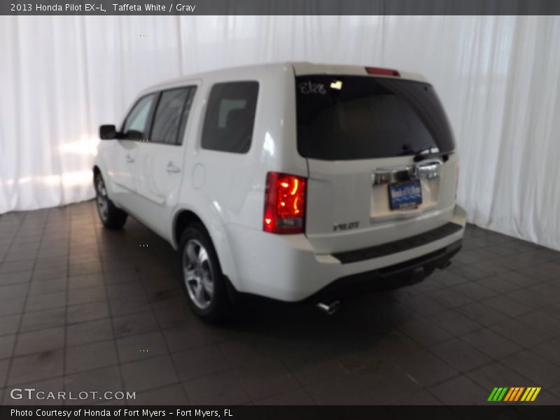 Taffeta White / Gray 2013 Honda Pilot EX-L