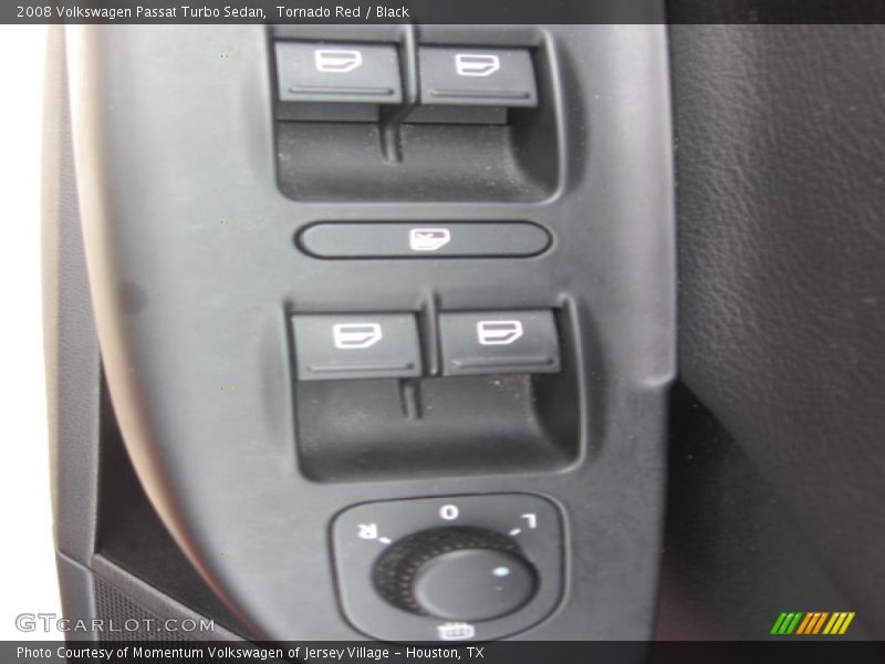 Tornado Red / Black 2008 Volkswagen Passat Turbo Sedan