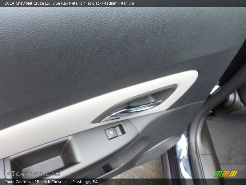 Blue Ray Metallic / Jet Black/Medium Titanium 2014 Chevrolet Cruze LS