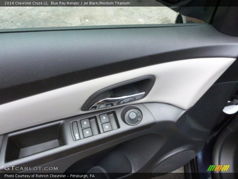 Blue Ray Metallic / Jet Black/Medium Titanium 2014 Chevrolet Cruze LS